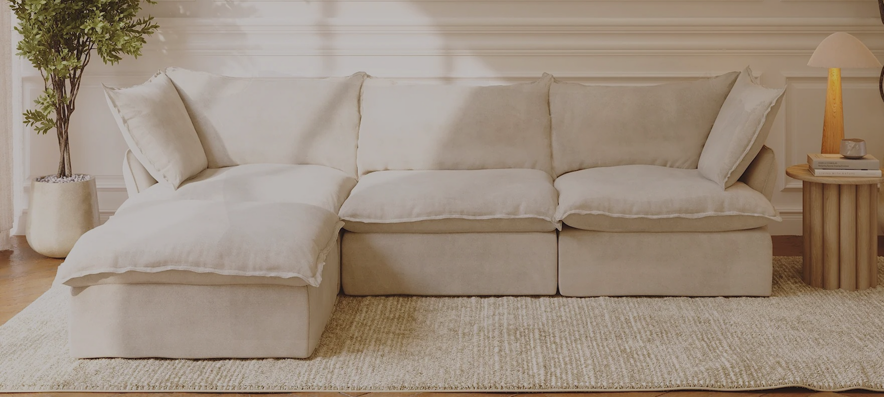 Sofie Home modular sofa in a bright living room