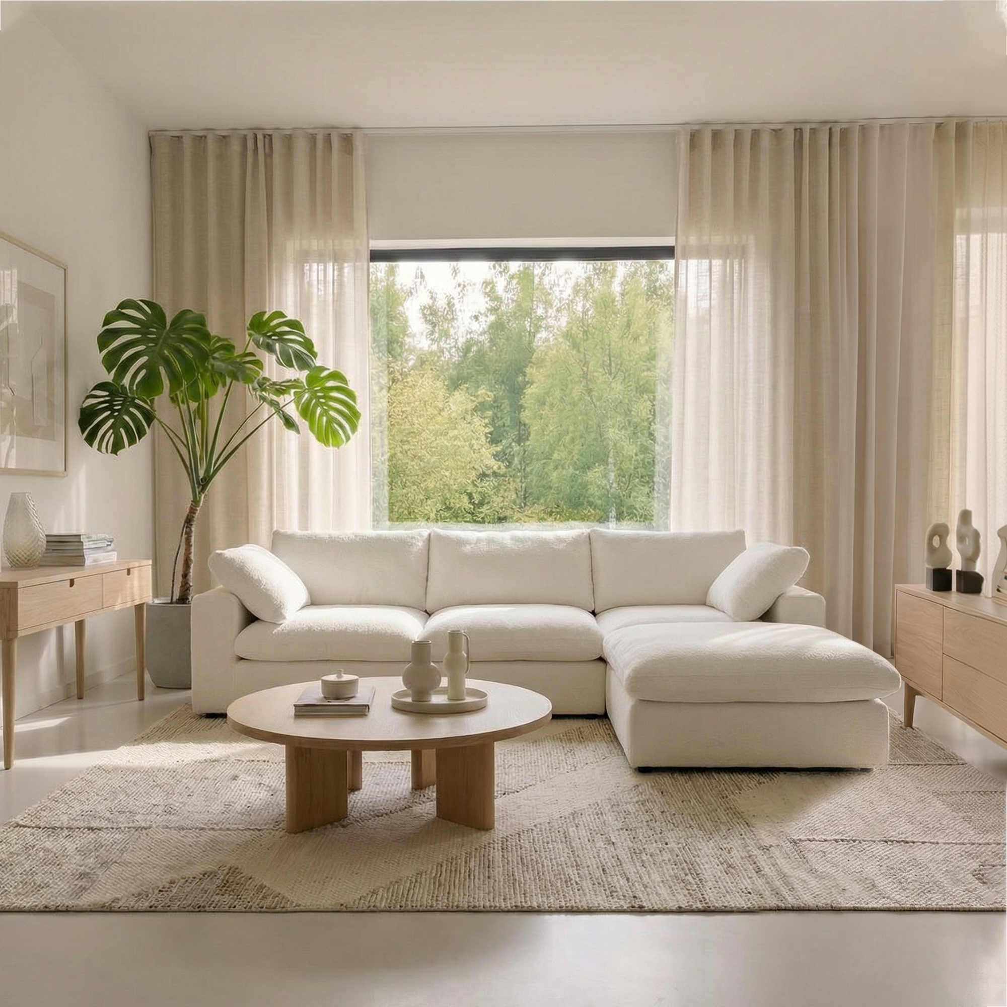 CloudComfort™ Modular Washable Classic Sofa - 3 Seater Chaise