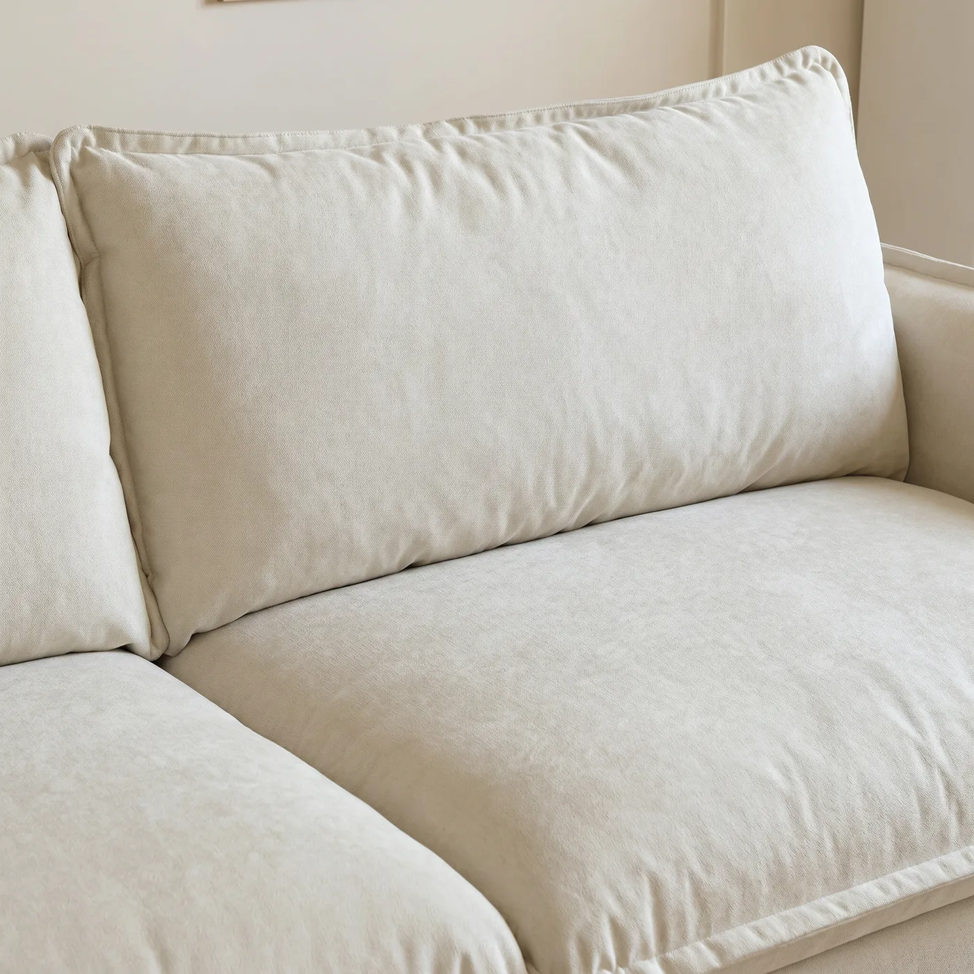 CloudComfort™ Modular Washable Luxe Sofa - 5 Seater Corner Sectional view 24